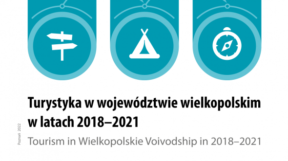 Publication cover Tourism in Wielkopolskie Voivodship in years 2018–2021