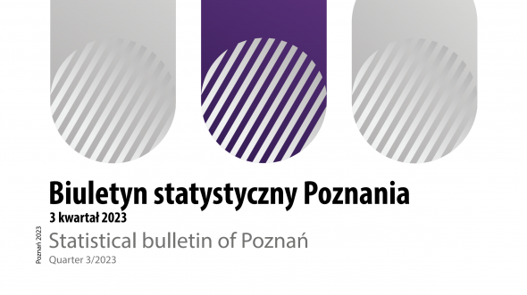 Cover - Statistical bulletin of Poznań (quarter 3/2023)