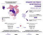 Dojazdy do pracy w Metropolii Poznań według NSP 2021 Foto