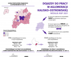 Dojazdy do pracy w Metropolii Kalisko-Ostrowskiej według NSP 2021 Foto