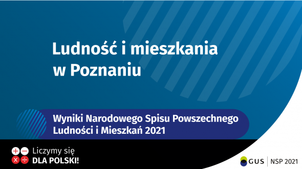 Ludność i mieszkania w Poznaniu - wyniki Narodowego Spisu Powszechnego Ludności i Mieszkań 2021