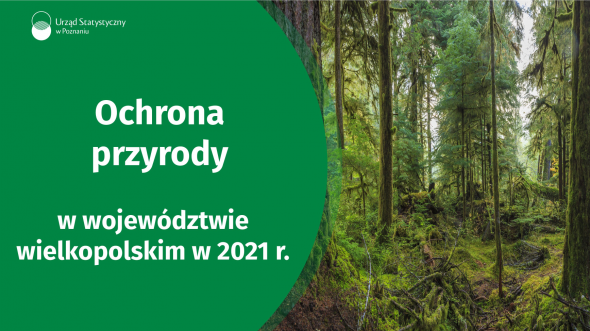 Ochrona przyrody w województwie wielkopolskim w 2021 r.