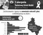 Światowy Dzień Walki z Rakiem Płuca - Zachorowania i zgony na nowotwór oskrzeli i płuc w Wielkopolsce w 2020 r. Foto