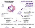 Dojazdy do pracy w powiecie poznańskim według NSP 2021 Foto