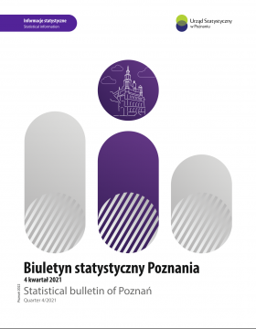 Okładka publikacji - Biuletyn statystyczny Poznania (IV kwartał 2021)