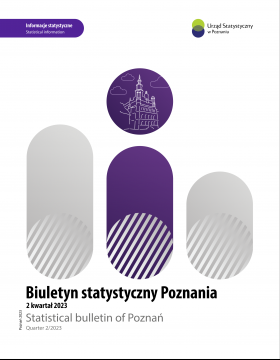Okładka publikacji - Biuletyn statystyczny Poznania (2 kwartał 2023)
