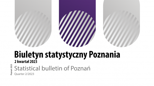 Okładka publikacji - Biuletyn statystyczny Poznania (2 kwartał 2023)