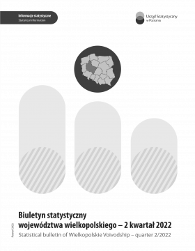 Okładka biuletynu statystycznego województwa wielkopolskiego (2 kwartał 2022 r.)