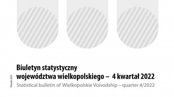 Okładka biuletynu statystycznego województwa wielkopolskiego (4 kwartał 2022 r.)