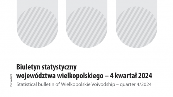 Okładka biuletynu statystycznego województwa wielkopolskiego (4 kwartał 2024 r.)