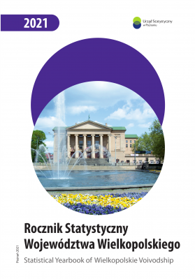Okładka Rocznika Statystycznego Województwa Wielkopolskiego 2021