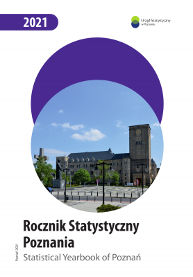 Okładka Rocznika Statystycznego Poznania 2021