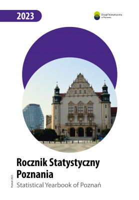 Okładka Rocznika Statystycznego Poznania 2023