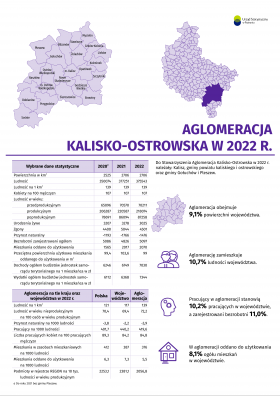 Aglomeracja Kalisko-Ostrowska w 2022 r.
