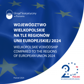 Województwo wielkopolskie na tle regionów Unii Europejskiej 2024