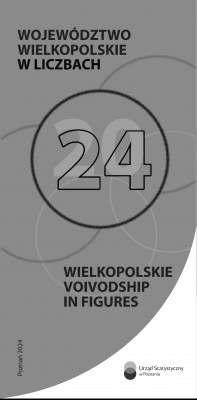 Okładka folderu Województwo wielkopolskie w liczbach 2024.