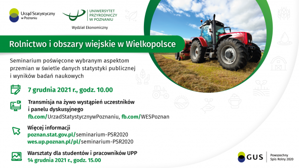 Seminarium "Rolnictwo i obszary wiejskie w Wielkopolsce"