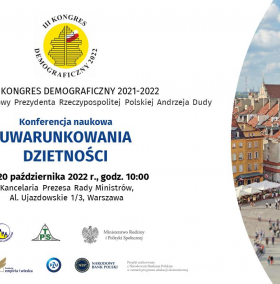 Konferencja naukowa "Uwarunkowania dzietności"