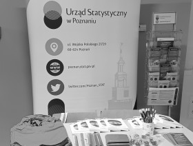 Stoisko Urzędu Statystycznego w Poznaniu na Dniach z Biurem Karier UAM